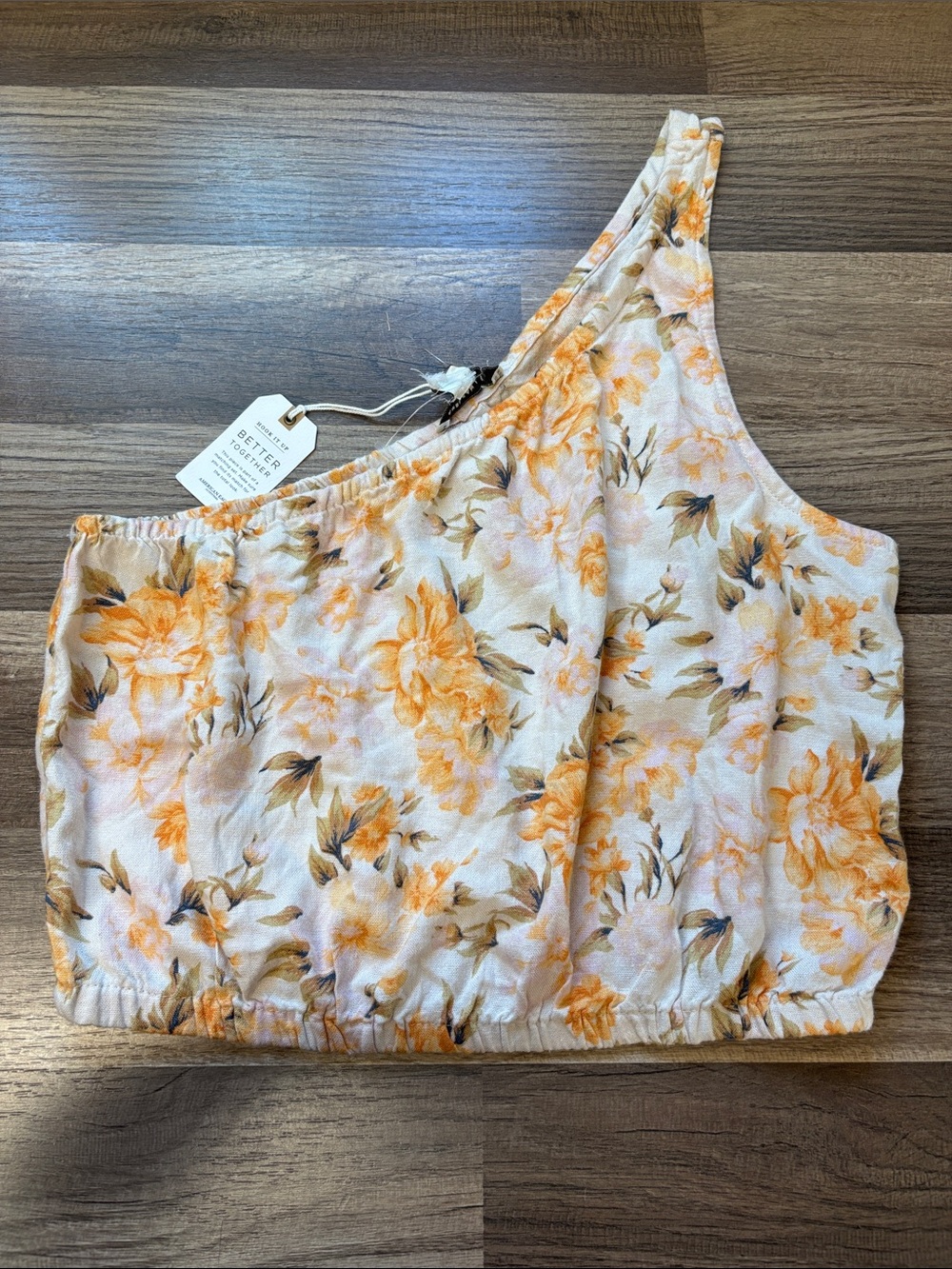 NWT American Eagle one-shoulder crop top